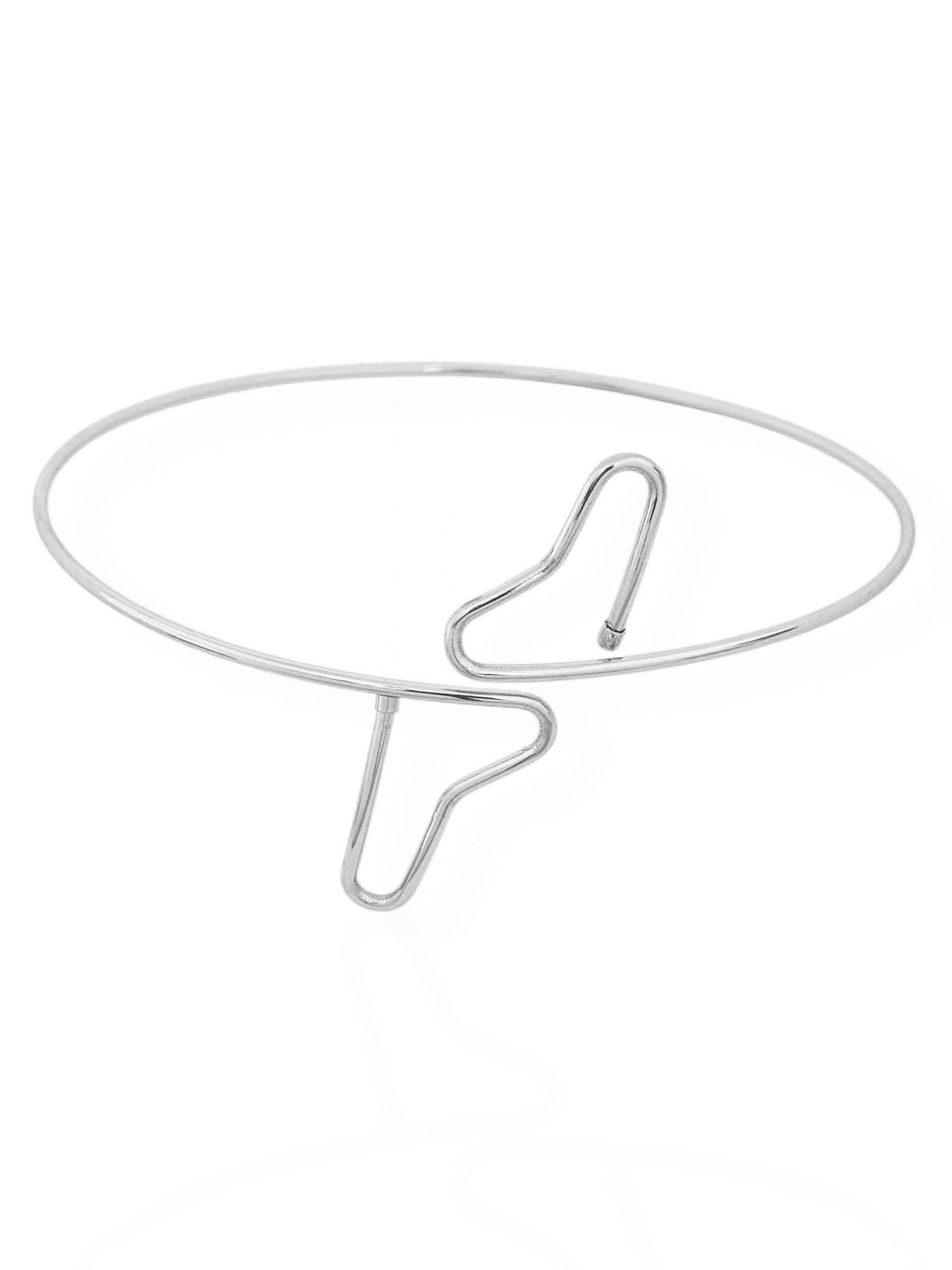 Choker Folheado a Ouro 18K e Prata Aro Coração