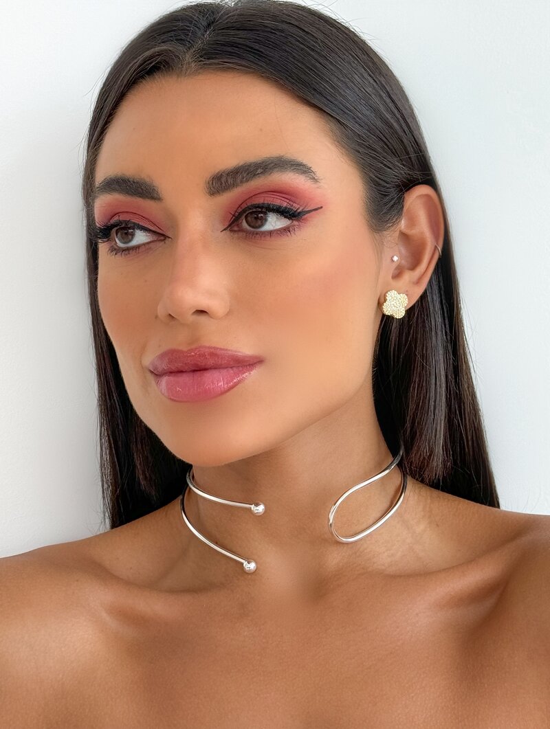 Choker Folheado a Ouro 18k e Prata Aro Cristina