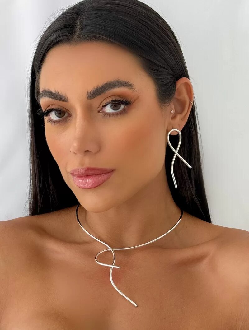 Choker Folheado a Ouro 18k e Prata Aro Thalia