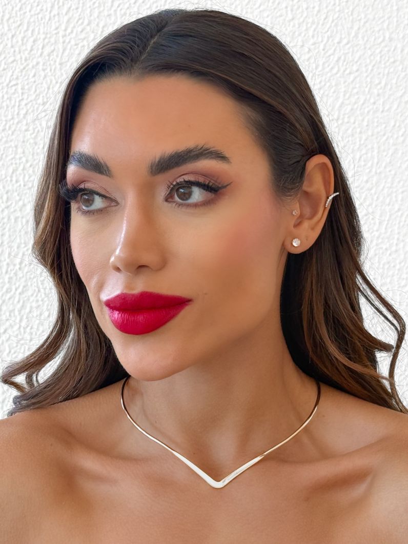 Choker Folheado a Ouro 18k e Prata Aro V