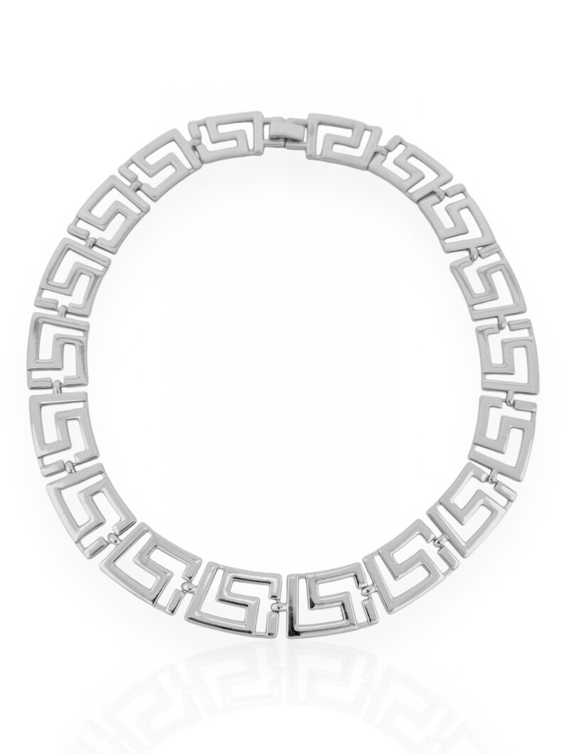 Choker Folheado a Ouro 18k e Prata Inspiração Joalheria