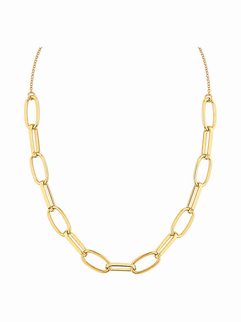 Choker Folheado a Ouro 18k Elos Ovais