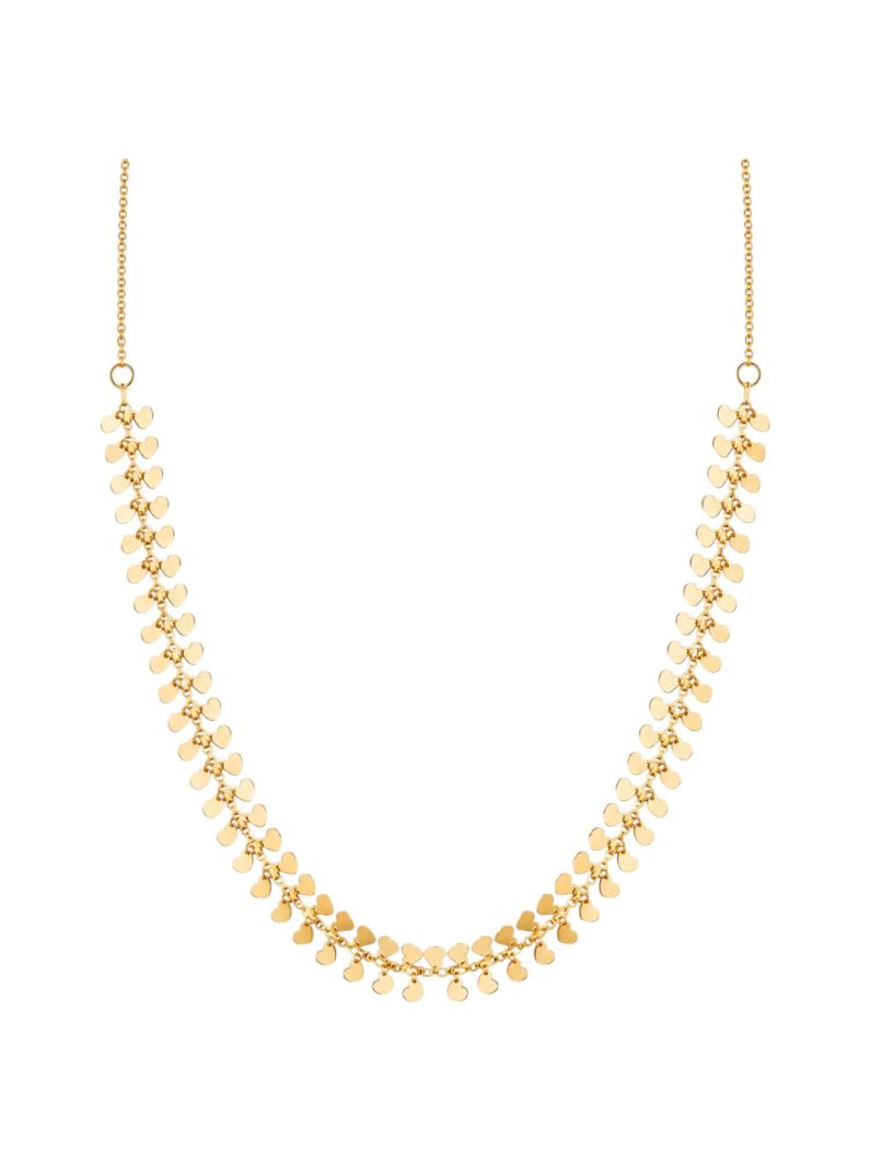 Choker Folheado a Ouro 18k Escamas Lisas