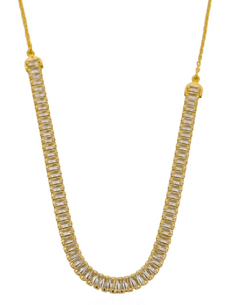 Choker Folheado a Ouro 18k Mini Navetes