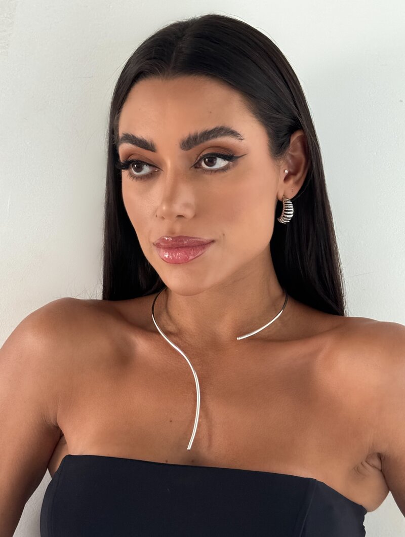 Choker Folheado a Ouro e Prata 925 Aro Blogger