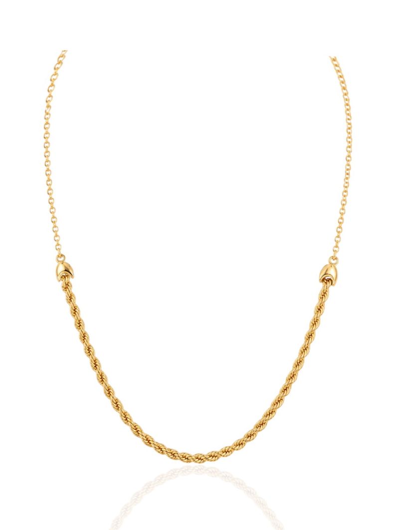 Choker Folheado Ouro 18k Cordão Baiano P