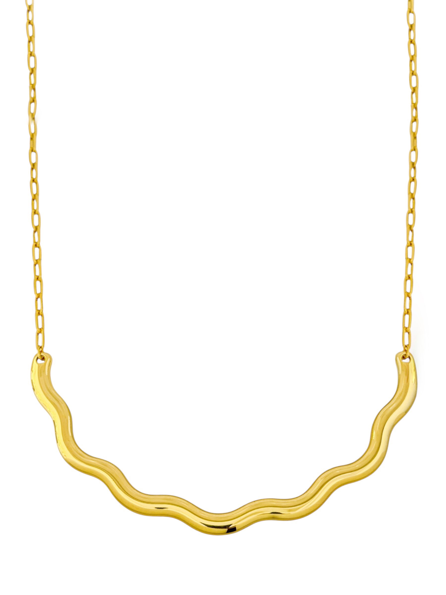 Choker Semi Joia Aro Ondulado