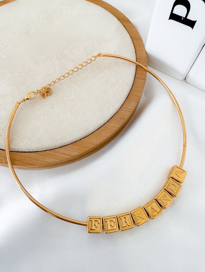 Choker Semi Joia Aro Personalizado