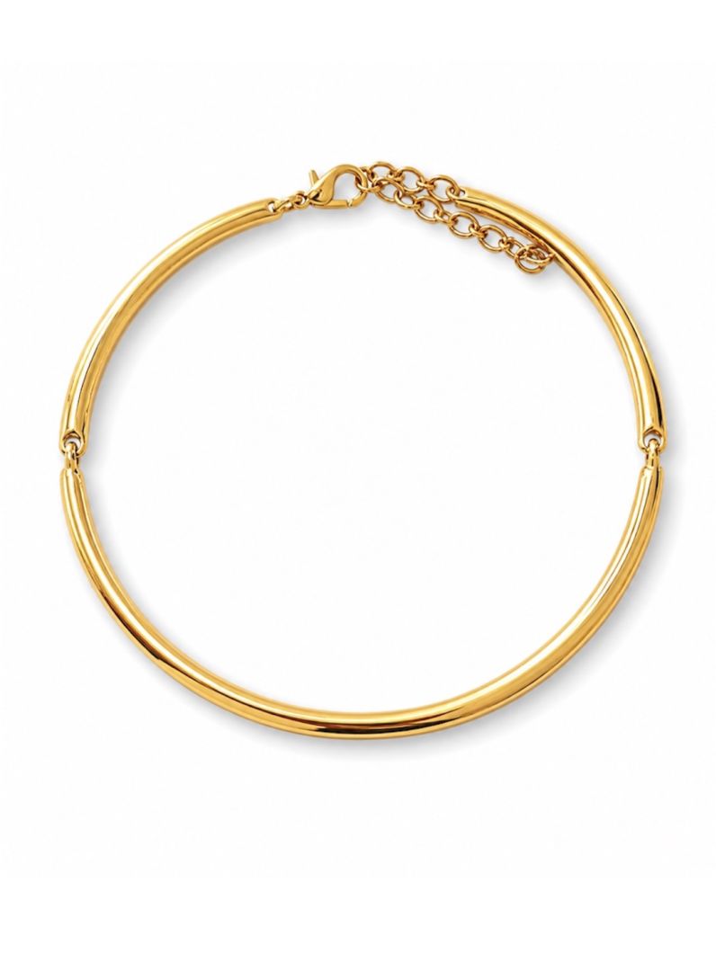 Choker Semi Joia Design Aro Articulado
