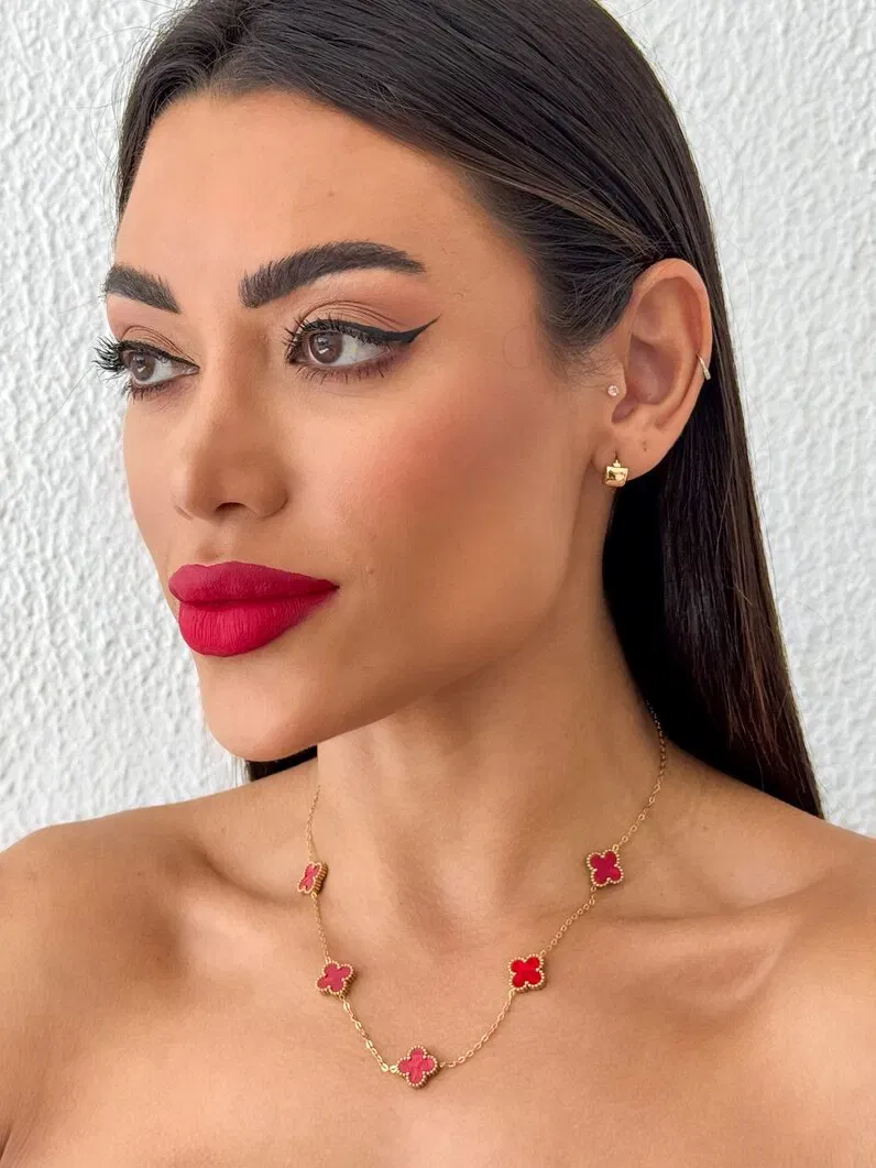 Colar Aço Inoxidável Inspiração Vg. Resinado