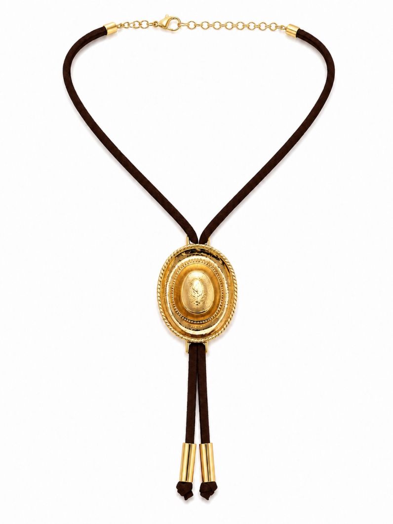 Colar Courinho Pingentes Folheado a Ouro 18k Pingente Chapéu