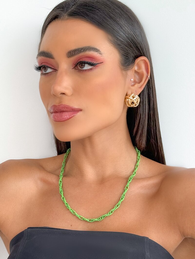 Colar de Elos Vazados Colors