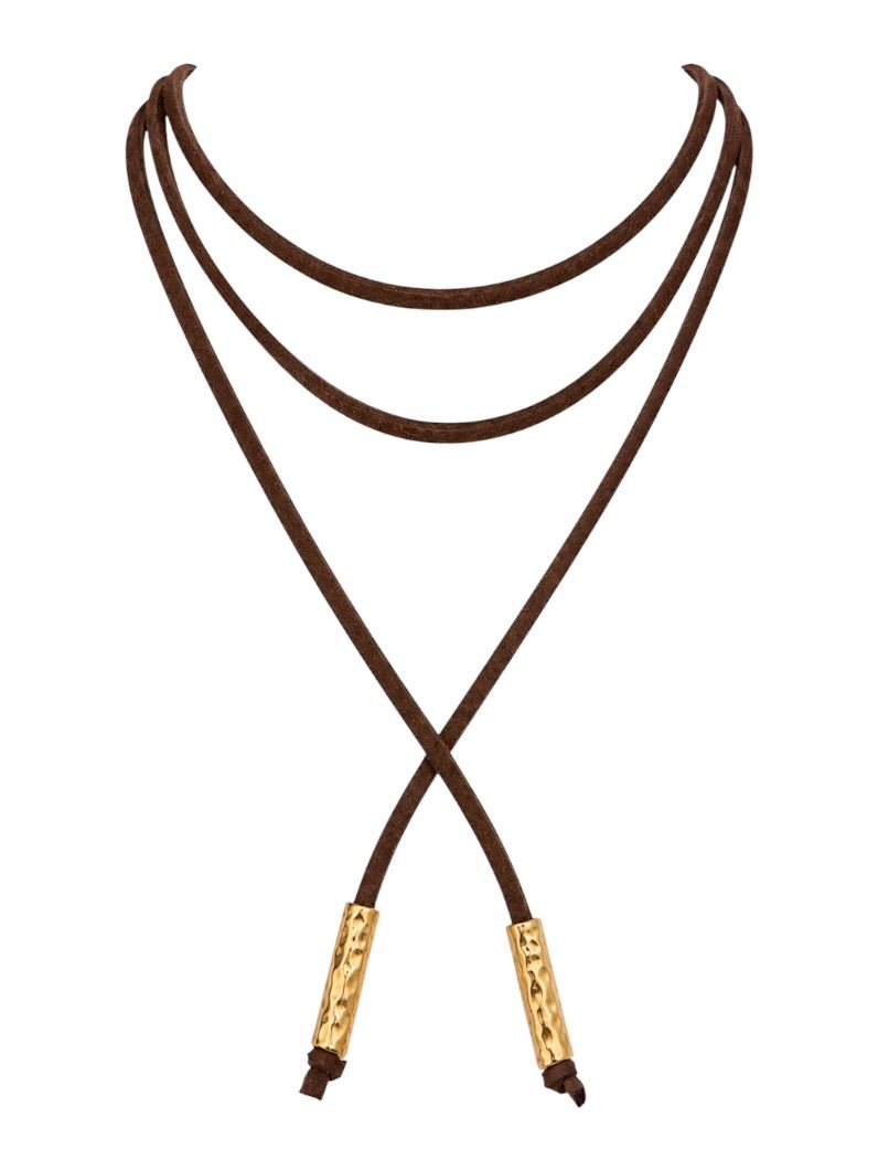 Colar Duplo Courinho Boho