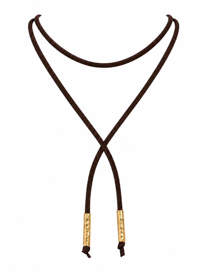 Colar Duplo Courinho Boho