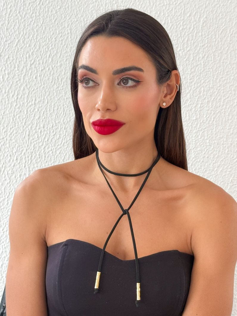 Colar Duplo Courinho Boho