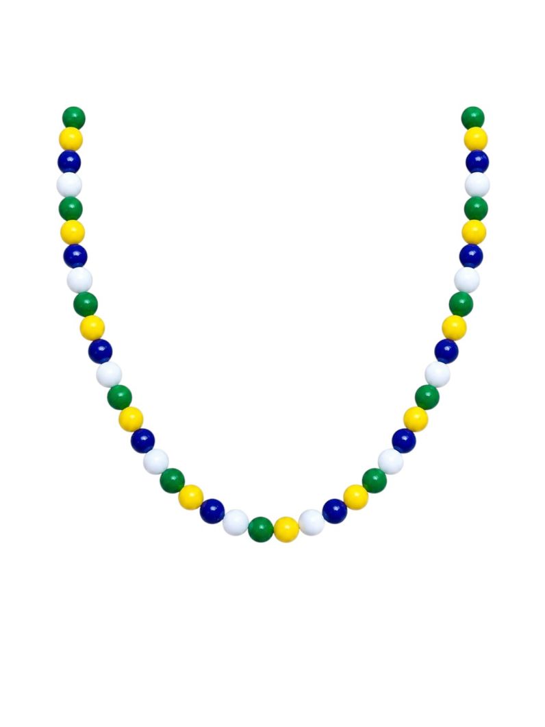 Colar Esferas Coloridas Design Brasil