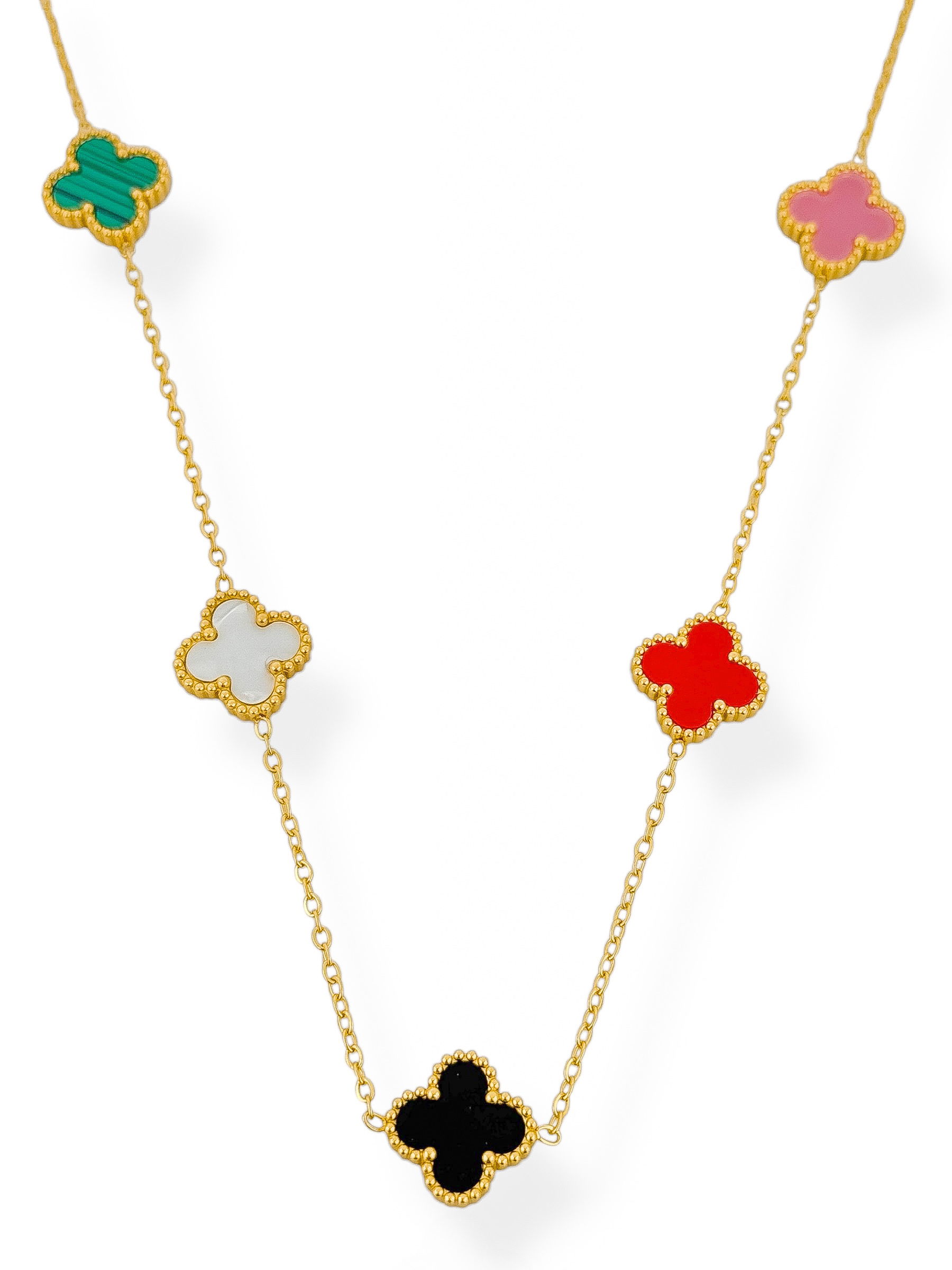 Colar Aço Inoxidável Inspiração Vg. Resinado