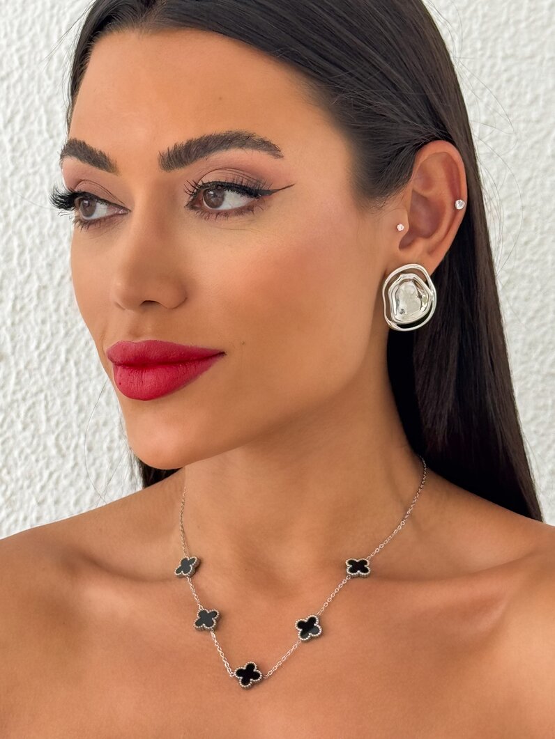 Colar Aço Inoxidável Inspiração Vg. Resinado