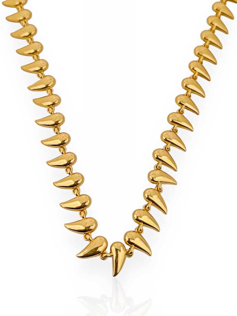 Colar Folheado a Ouro 18k e Prata 925 Gotas