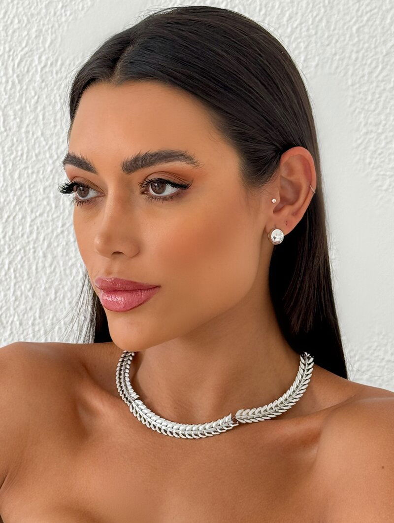 Colar Folheado a Ouro 18k e Prata Aro Design Escamas