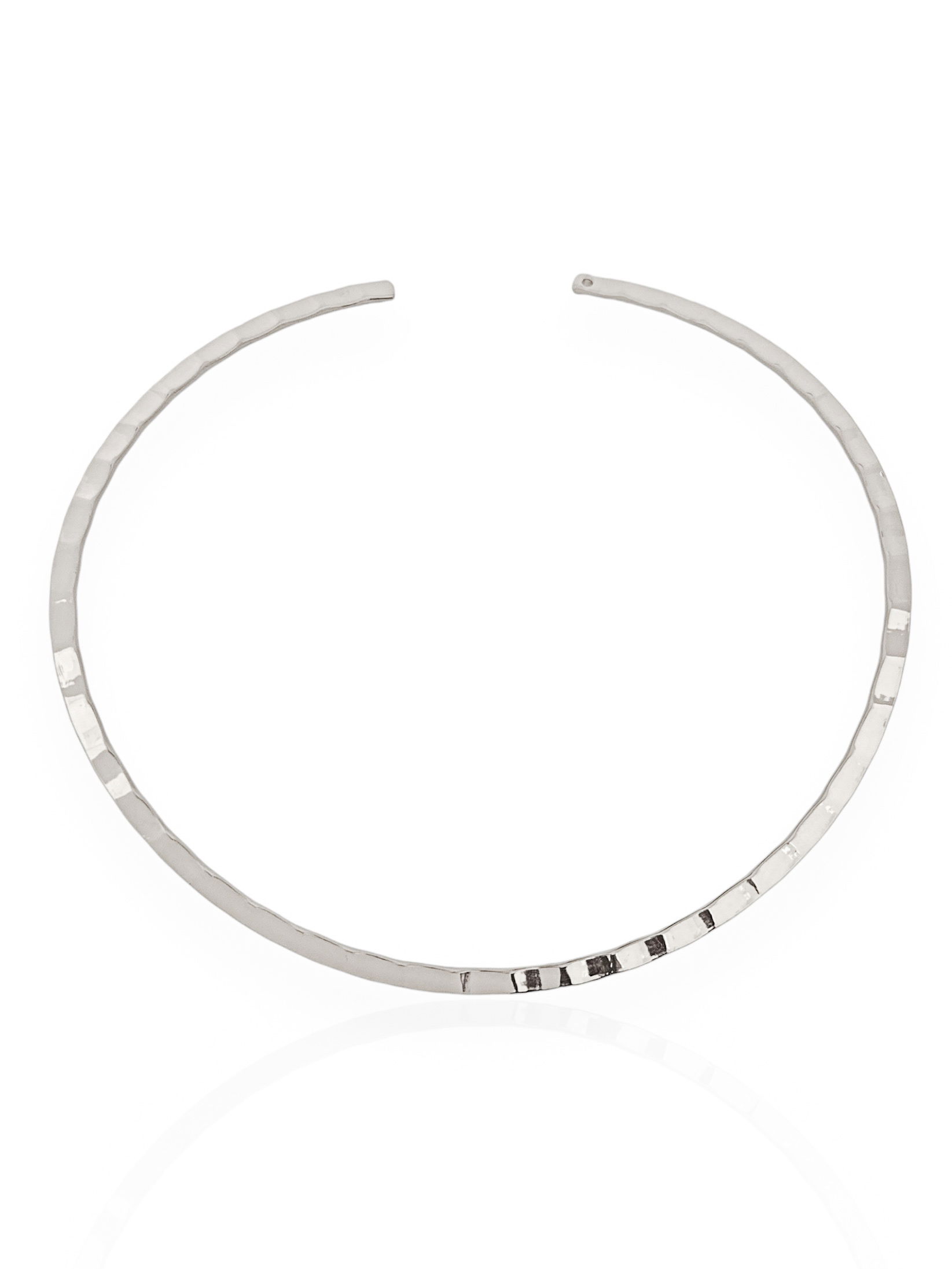 Colar Folheado a Ouro 18k e Prata Aro Martelado