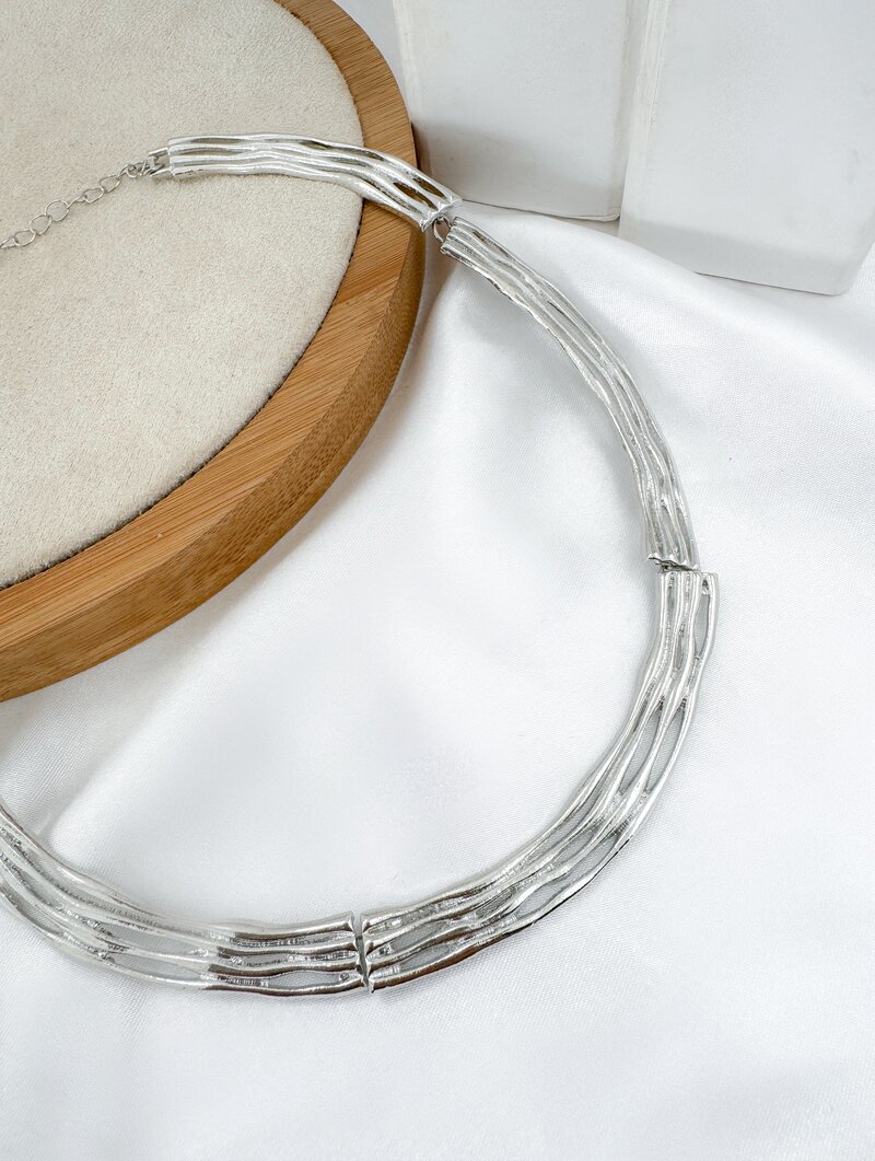 Colar Folheado a Ouro 18k e Prata Aro Selene