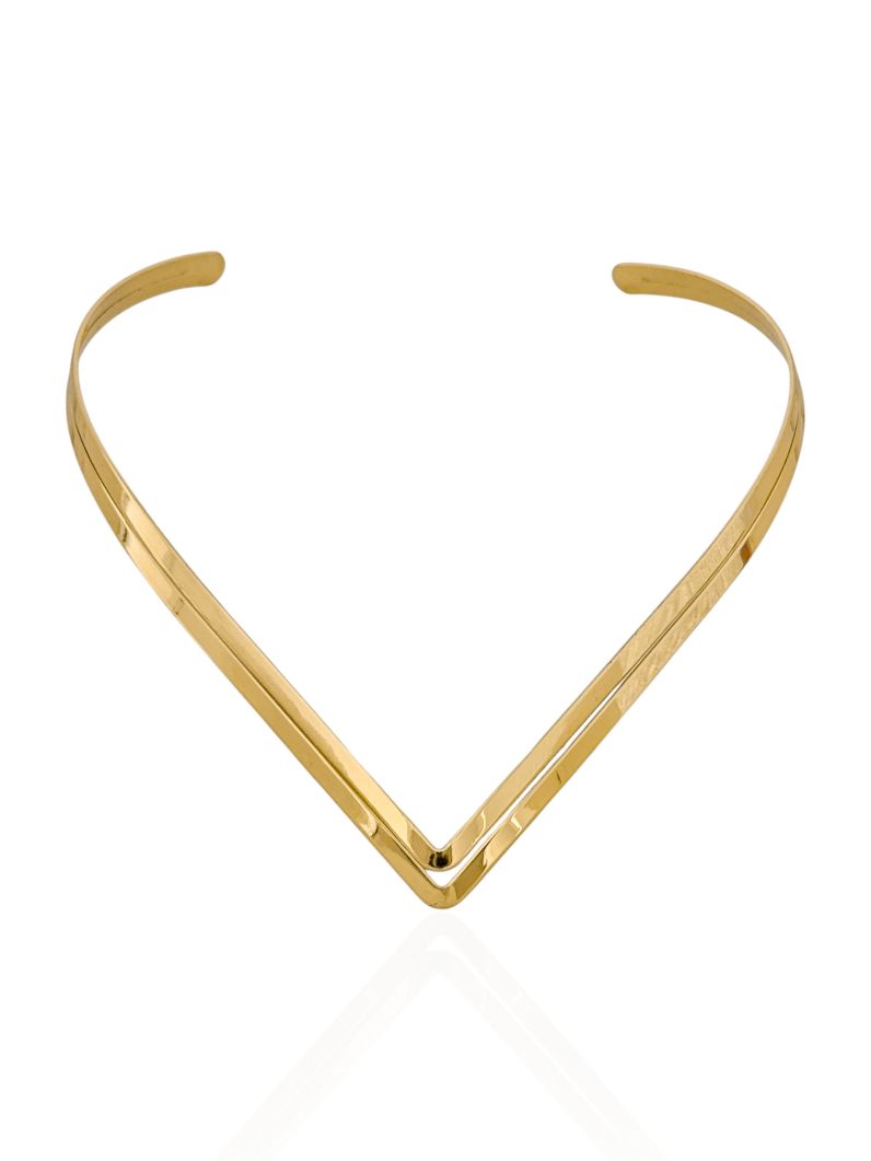 Colar Folheado a Ouro 18k e Prata Aro V