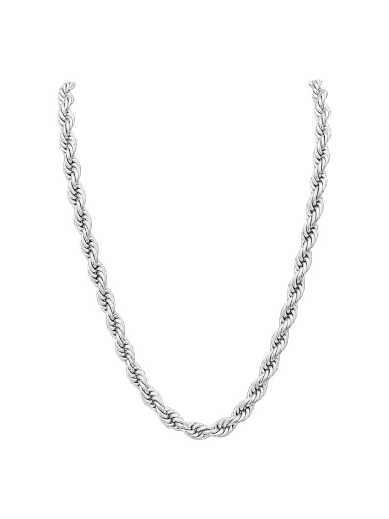 Colar Folheado a Ouro 18k e Prata Cordão Baiano M