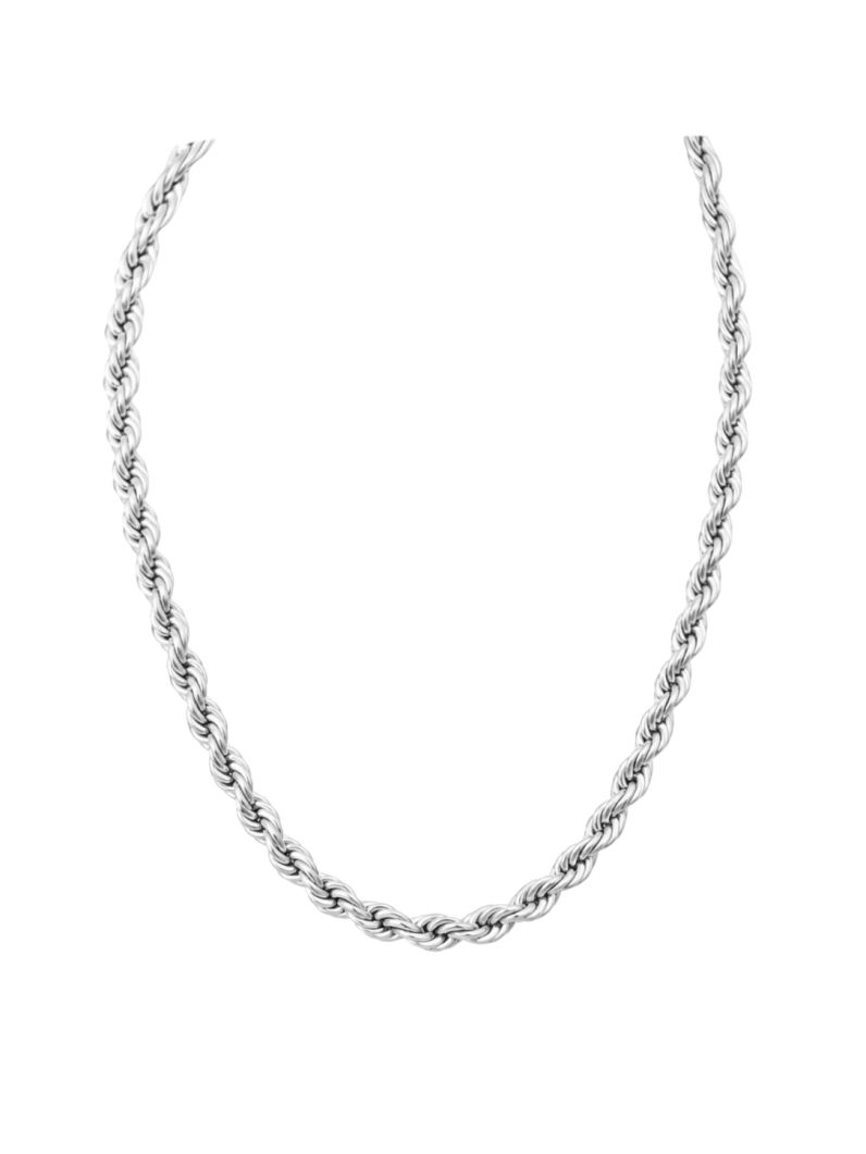 Colar Folheado a Ouro 18k e Prata Cordão Baiano P