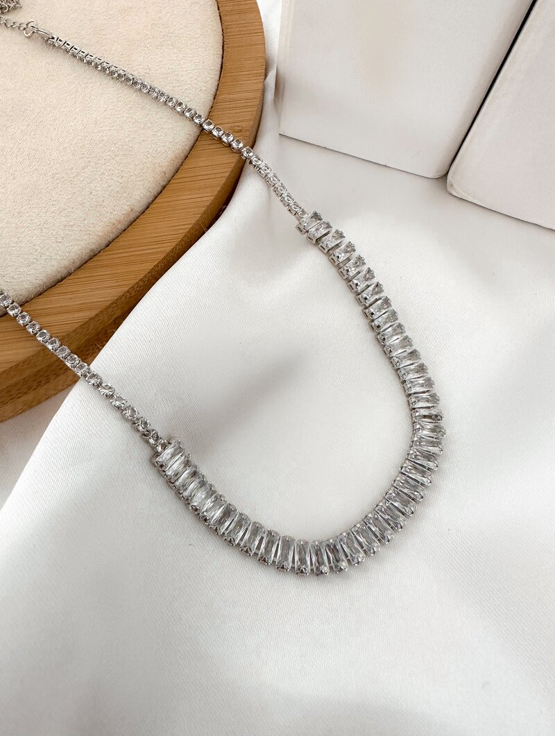 Colar Folheado a Ouro 18k e Prata Corrente de Navetes