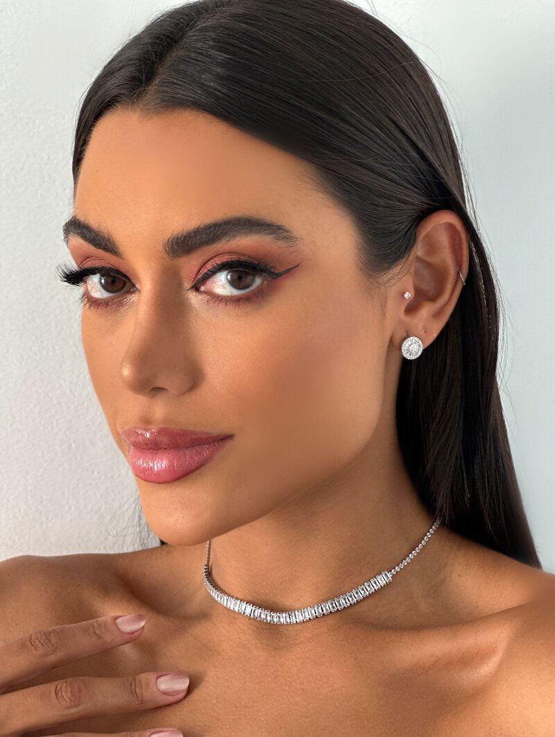 Colar Folheado a Ouro 18k e Prata Corrente de Navetes