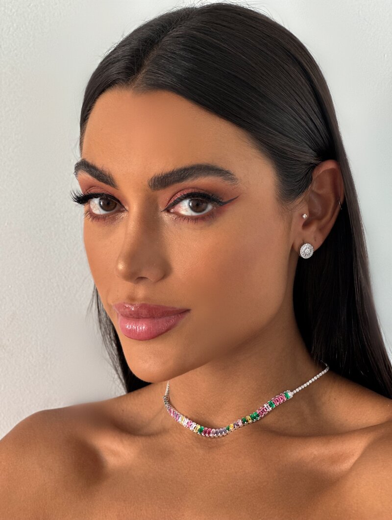 Colar Folheado a Ouro 18k e Prata Corrente de Navetes