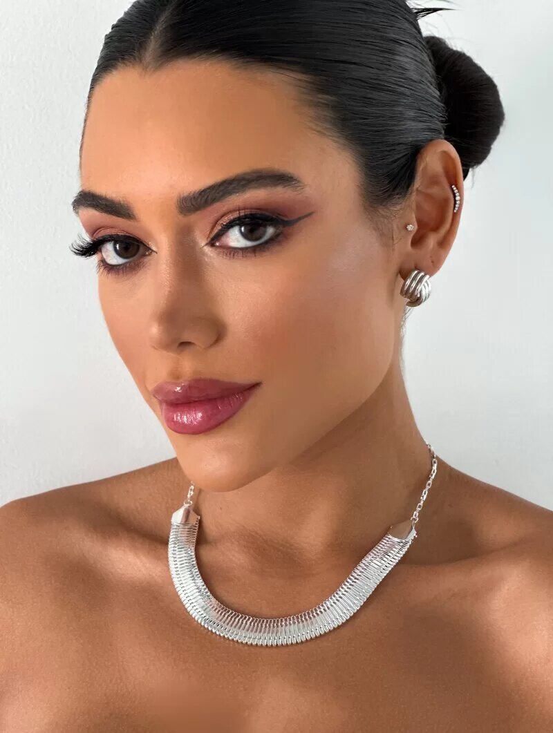 Colar Folheado a Ouro 18k e Prata Corrente Lacraia