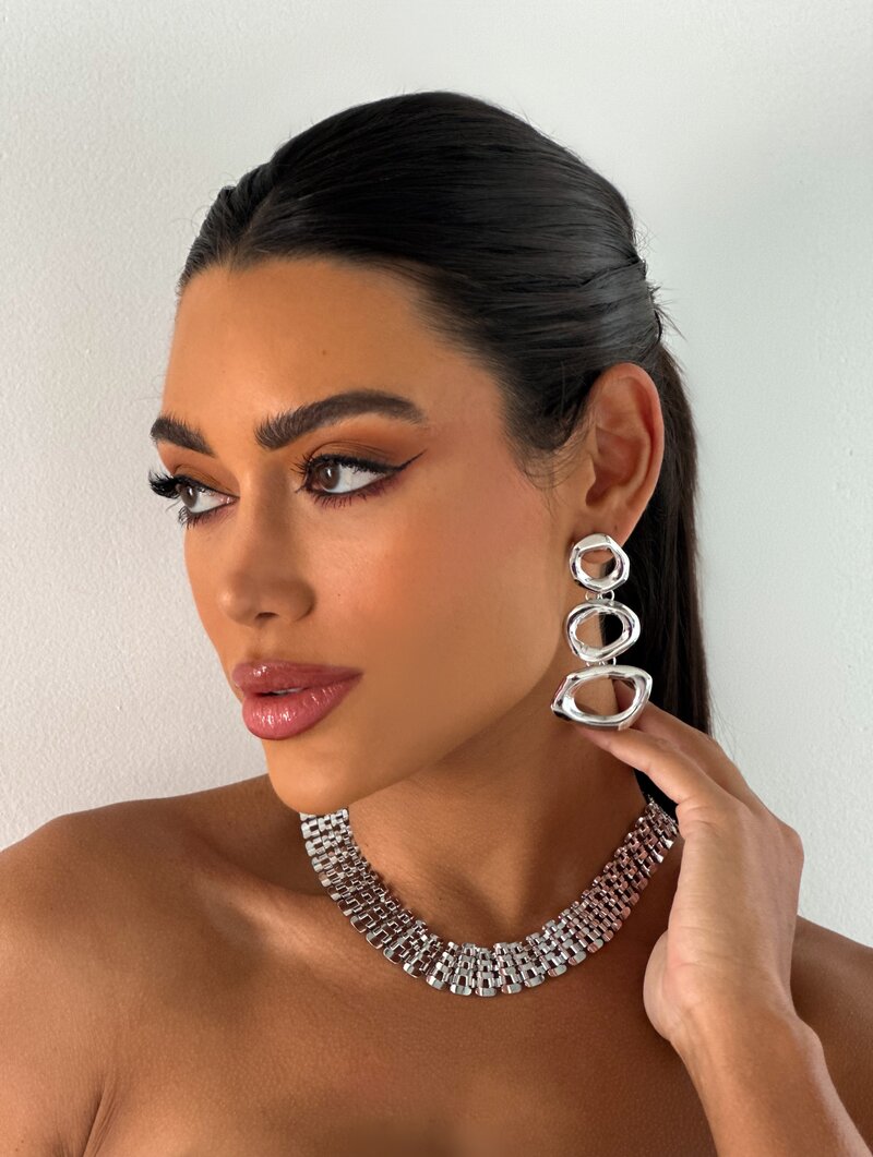 Colar Folheado a Ouro 18k e Prata Corrente Quadrada