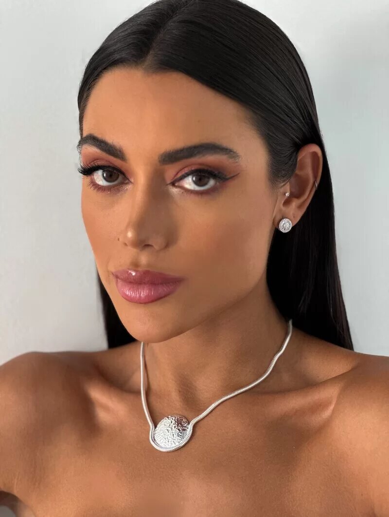 Colar Folheado a Ouro 18K e Prata Corrente Rabo de Tatu Botton