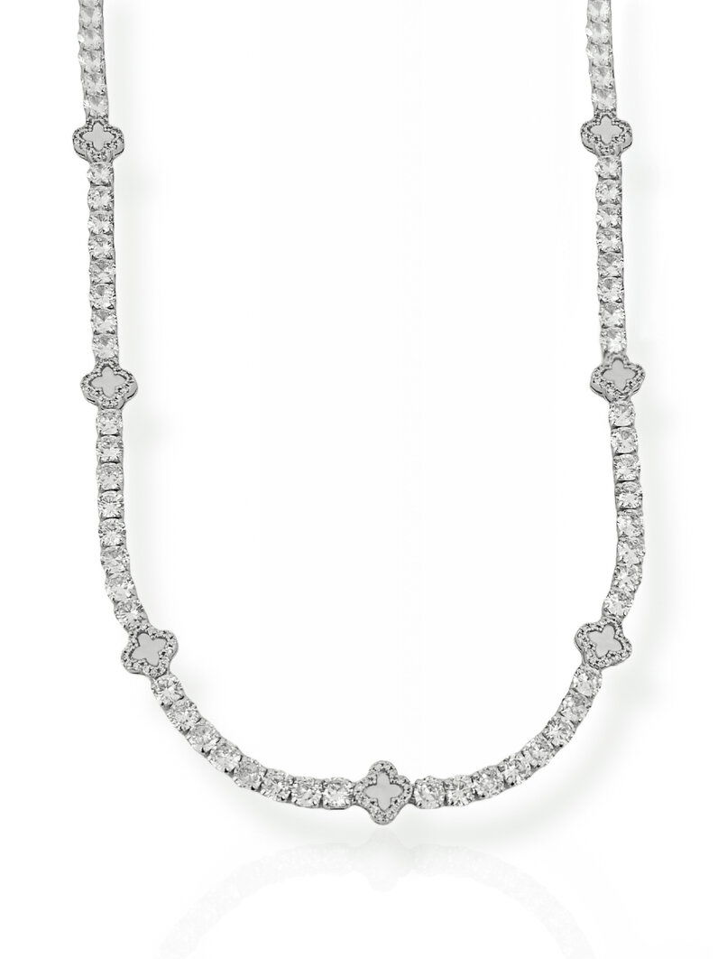 Colar Folheado a ouro 18K e Prata Craveja com Inspiração Joalheria