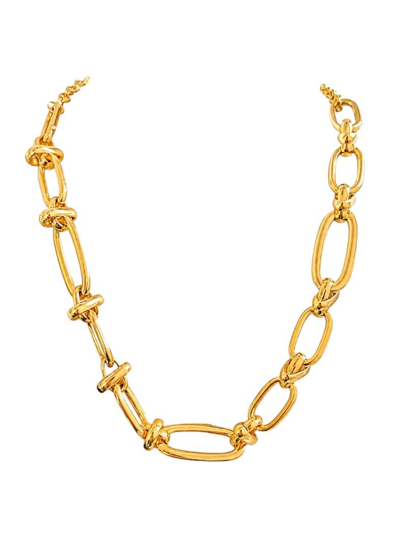 Colar Folheado a Ouro 18k e Prata Elos
