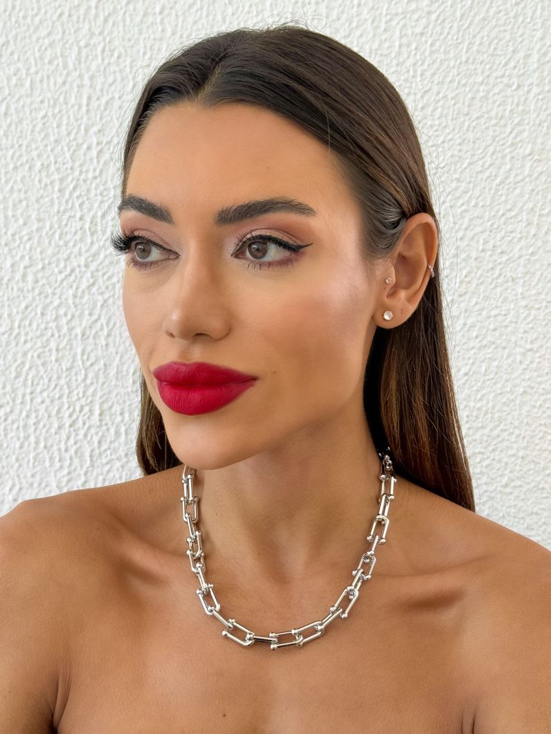 Colar Folheado a Ouro 18k e Prata Elos Inspiração Grandes Marcas