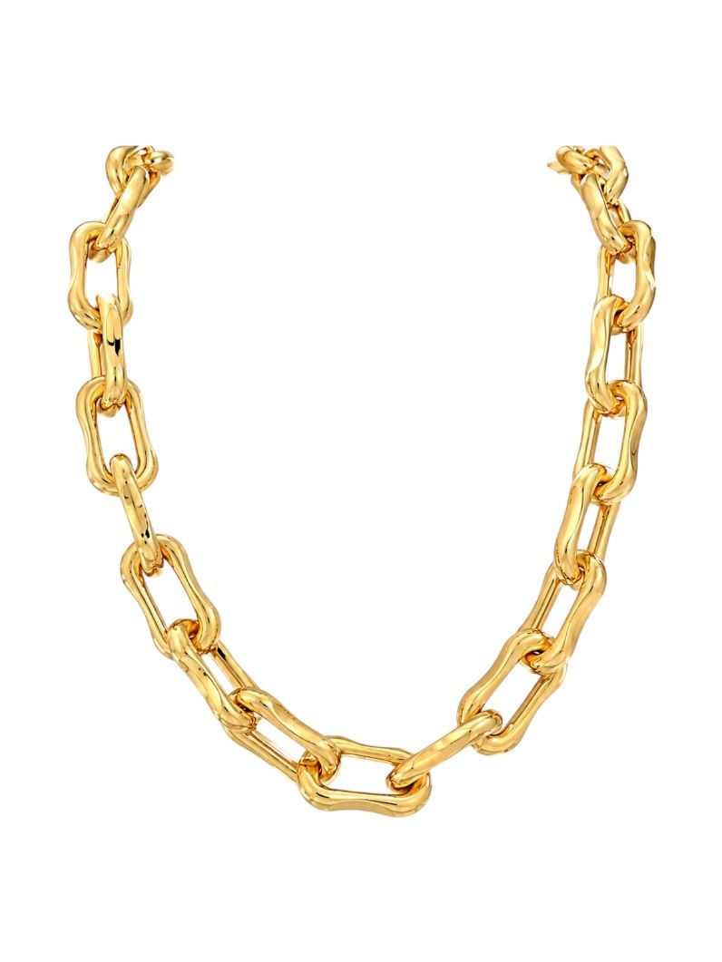 Colar Folheado a Ouro 18k e Prata Elos Organico