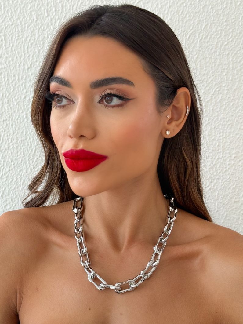 Colar Folheado a Ouro 18k e Prata Elos Organico
