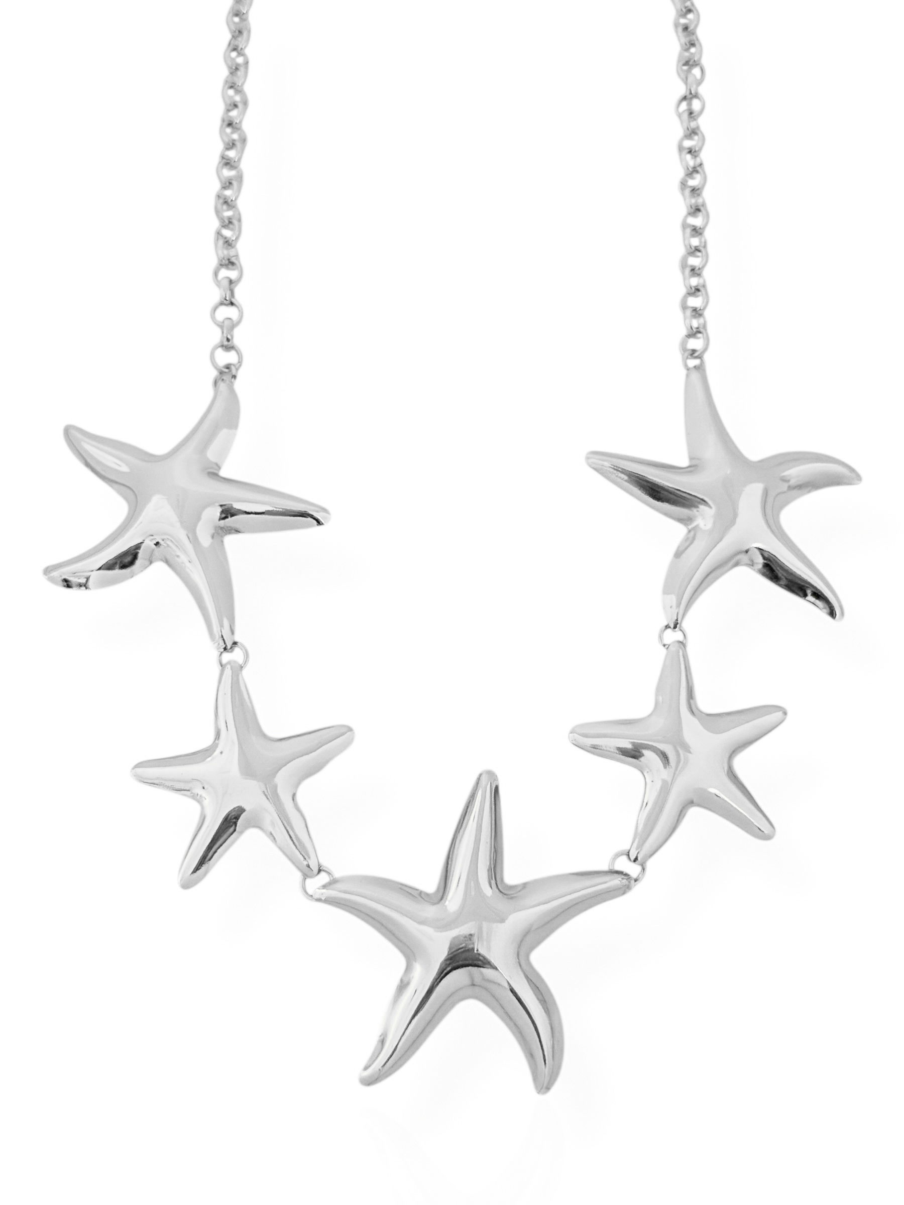 Colar Folheado a Ouro 18k e Prata Estrelas do Mar