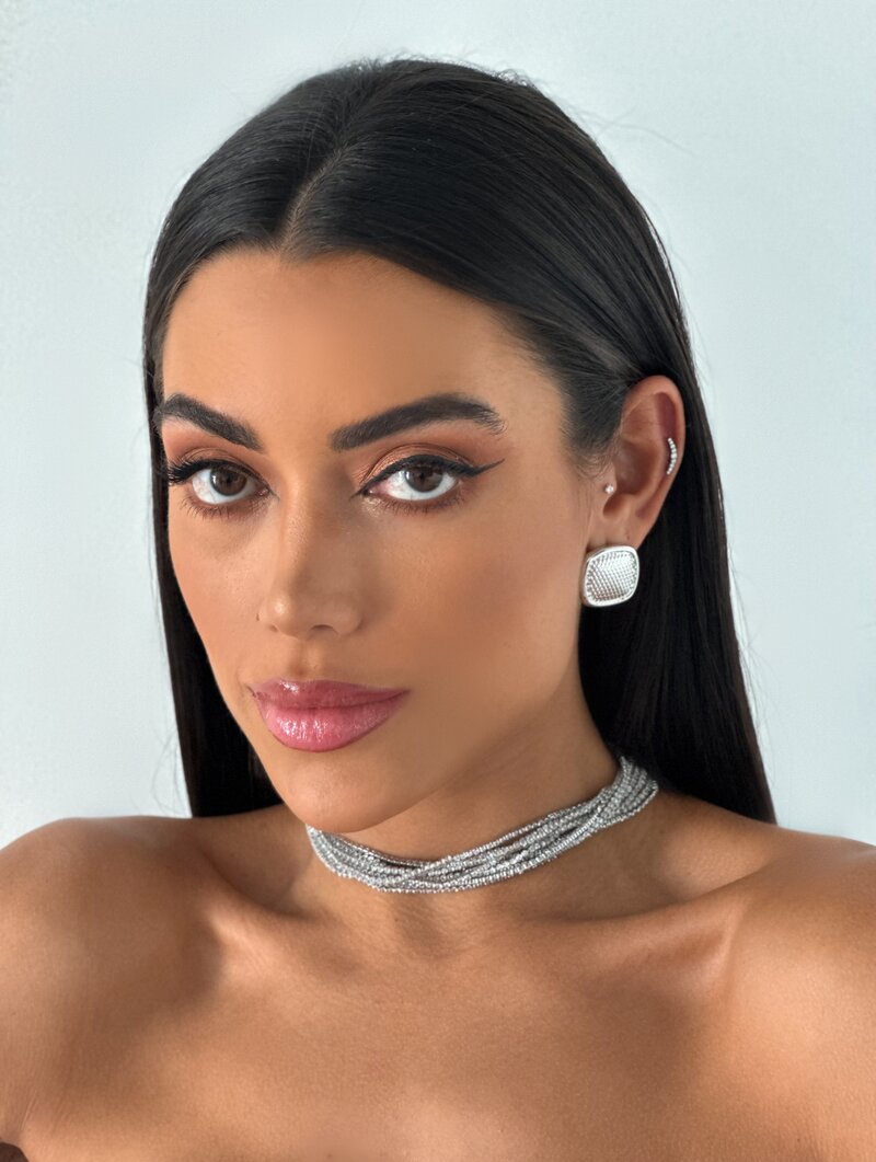 Colar Folheado a Ouro 18k e Prata Fios de Micro Zircônias