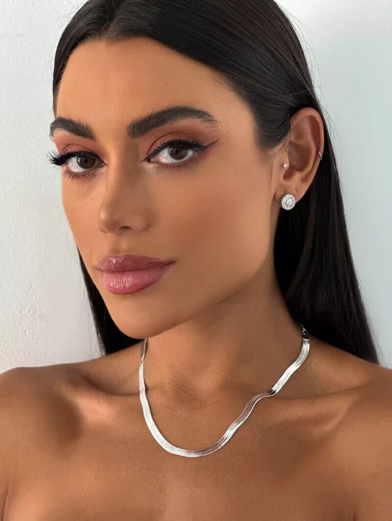 Colar Folheado a Ouro 18k e Prata Fita Laminada