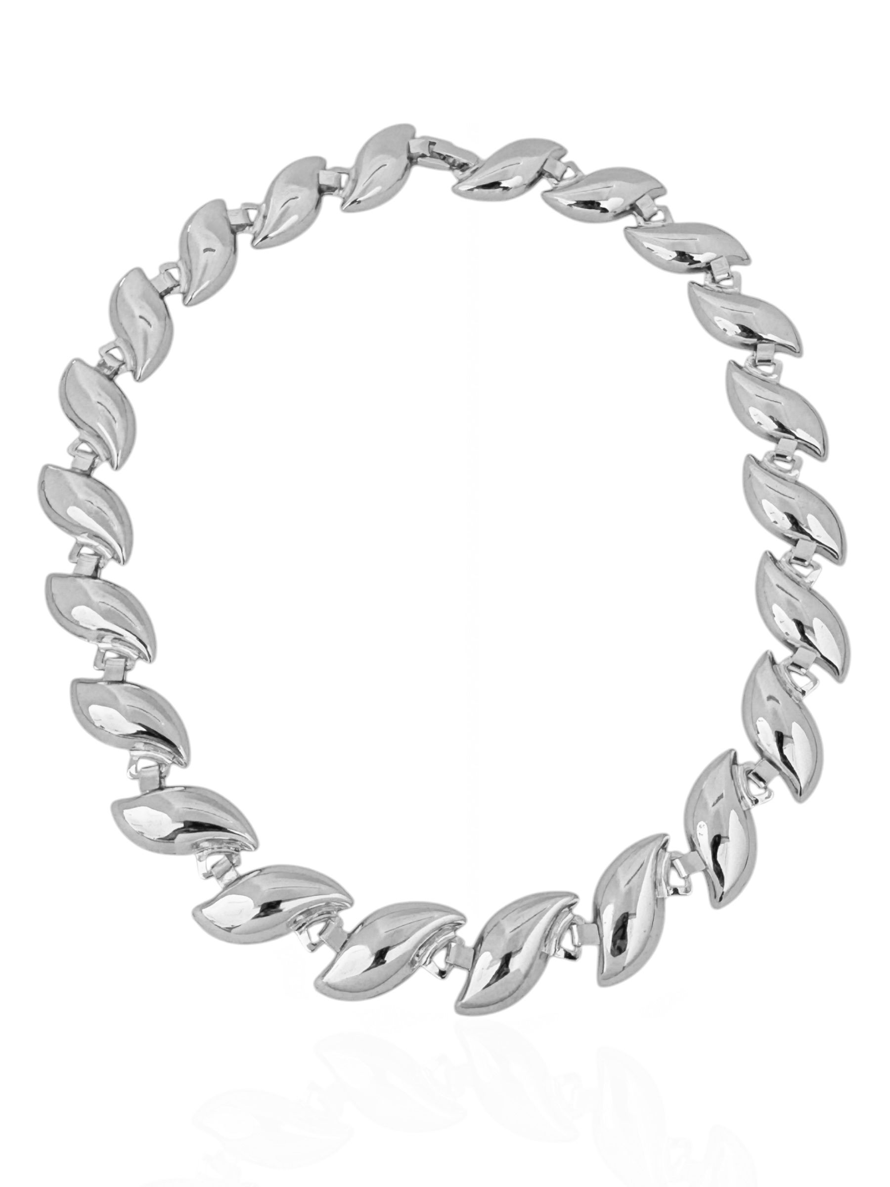 Colar Folheado a Prata Gota Orgânica