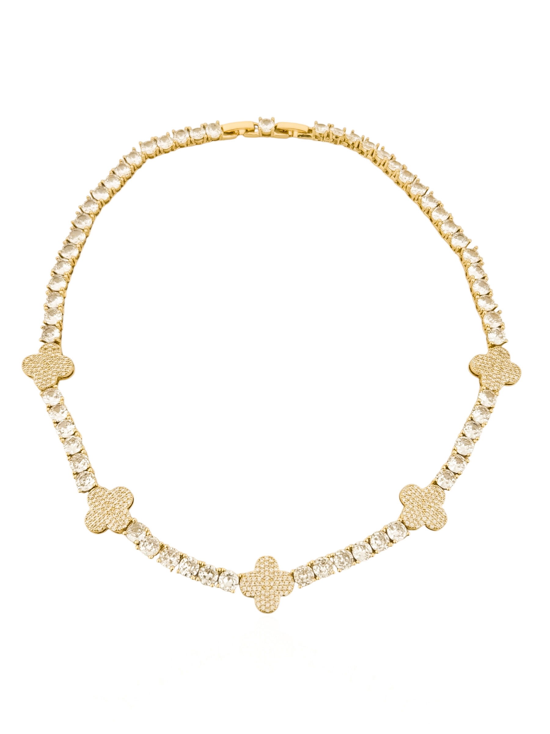 Colar Folheado a ouro 18k e Prata Inspiração Vg. Lux