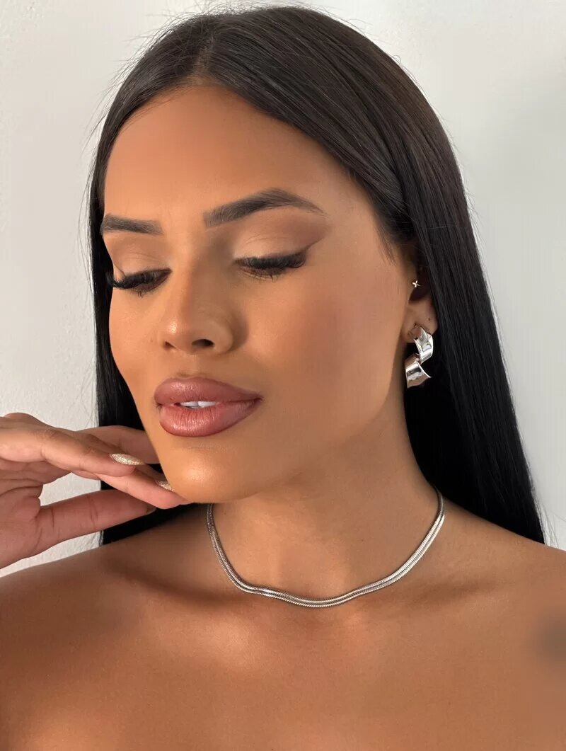 Colar Folheado a Ouro 18k e Prata Malha Dupla