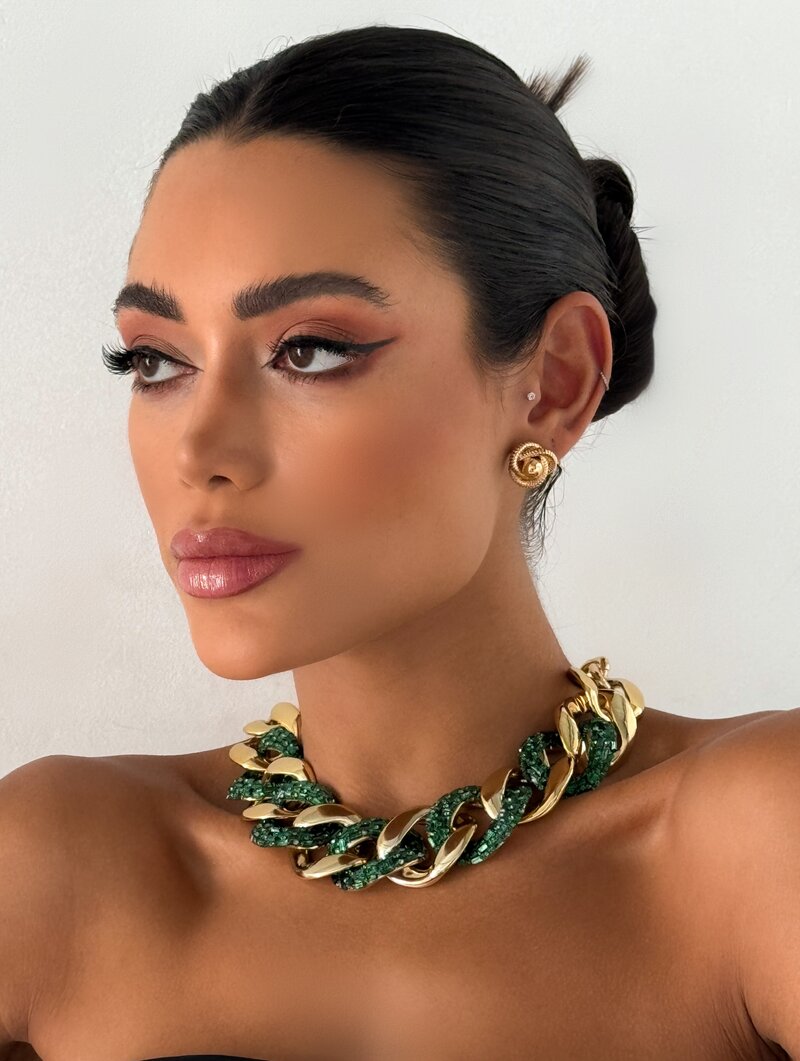 Colar Folheado a Ouro 18k e Prata Maxi Corrente