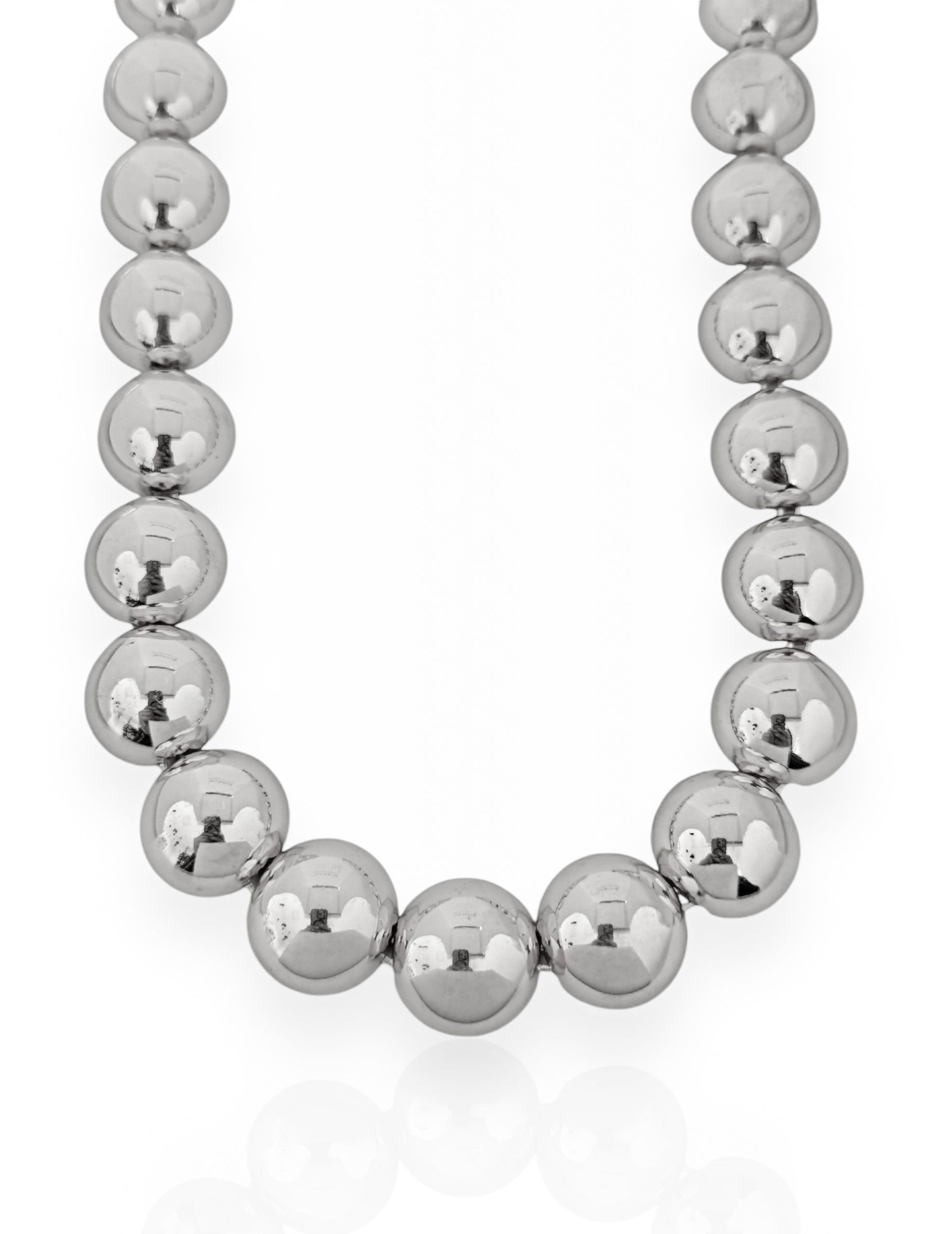 Colar Folheado a Ouro 18k e Prata Meia esferas