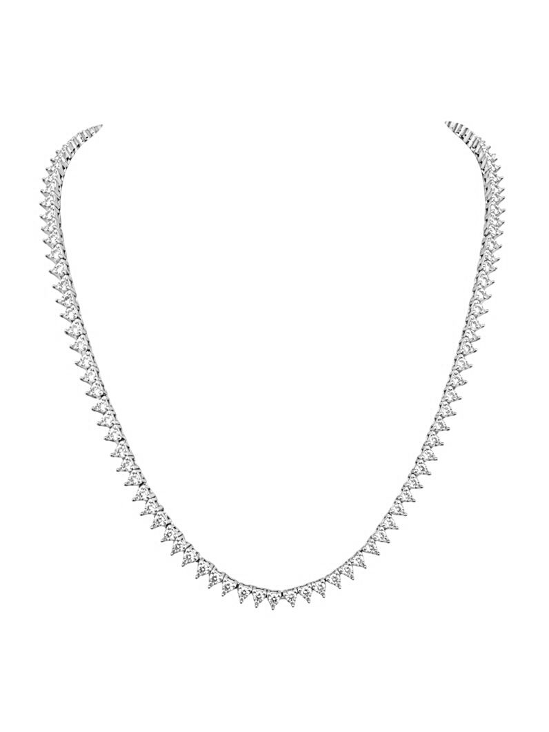 Colar Folheado a Ouro 18k e Prata Mini Corações de Cristais