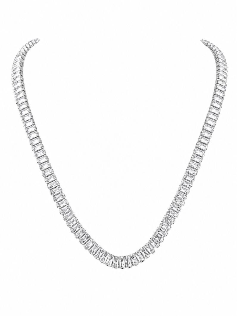 Colar Folheado a Ouro 18k e Prata Navetes Coloridos